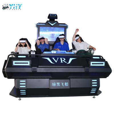VR家族のタイプ9d Vrの映画館4の座席映画ジェット コースターのフル モーションのシミュレーター