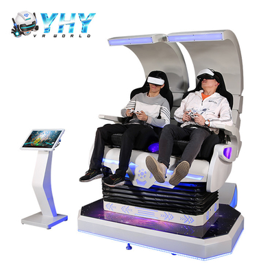 Godzillaの賭博の椅子VRの動きのシミュレーターの二重卵の椅子360度の回転