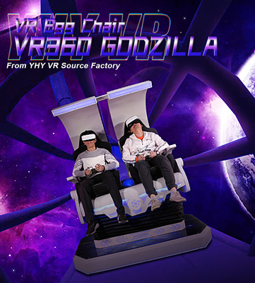 9D倍プレーヤーVRの椅子のシミュレーターの大人VR Godzillaのゲーム・マシン