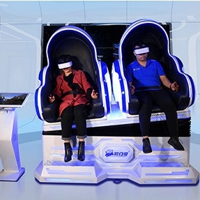 VRの地帯のための二重VRの卵の椅子2500W 9Dのバーチャル リアリティのシミュレーター