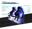 2涼しい照明の座席バーチャル リアリティの椅子9Dのシミュレーター2.5KW VR映画映画館