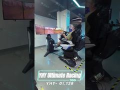 01.128 レーシングカーシミュレーター、3画面