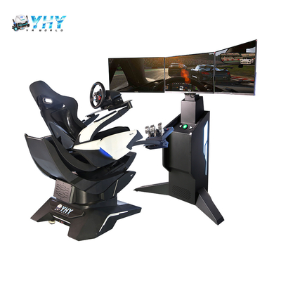 3画面カーレースゲーム機 仮想現実ドライビングシミュレーター