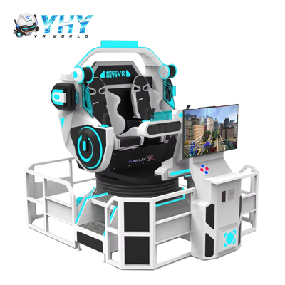 YHY MINI VR UFO 360度回転ゲーム機 ダブルシートシネマ 回転機能付き