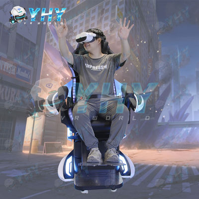 Roller Coaster Rotating 9D Vr Flight Game Degree Full Motion Single Seat 360 Degrees Chair