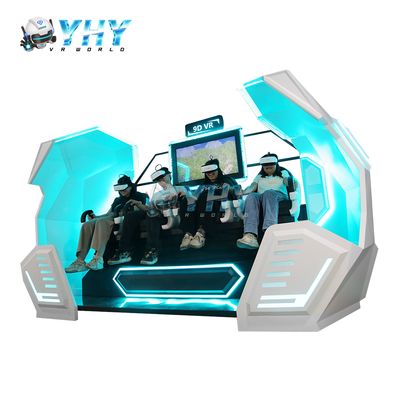 9D VR Simulator 4 Seats Movie Simulator Vr Cinema Virtual Reality Game in Theme Park