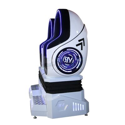 屋内アミューズメントゲーム 9D VRチェアシネマ 2席 仮想エッグリアリティゲーム VR機器 販売用