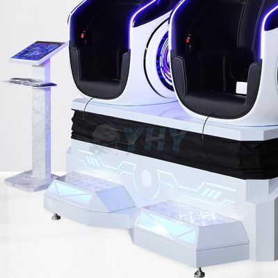9Dバーチャルエッグチェアシミュレーター 360°インタラクティブゲームデバイス 二人乗りVRゲーム機器