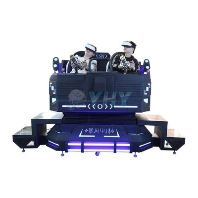 2人乗り9D VRプラットフォーム体験ゲームシューティングシミュレーター販売