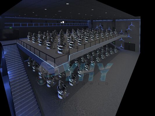 9D VR ダイナミック モーション 映画シミュレーター 新 ダイナミック 360 回転体験 多人プロジェクション ゲーム VR アトラクション 映画