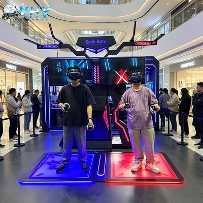 ゴールデンハンド 9D VR インタラクティブシミュレーター スタンドアップ プラットフォーム 2 プレイヤー インドール/アウトドア 耐久性金属/プラスチック HTC Vive