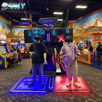 室内マルチプレイヤー 9D VR映画 インタラクティブゲーム シミュレーター プラットフォーム メタル 建築 家用 日常用 60歳以上