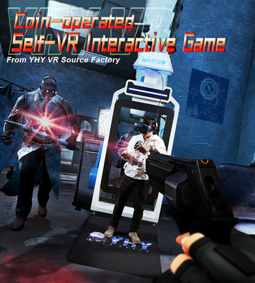 小さい9D VRのテーマ パークは射撃VRのアーケード・ゲーム スペース プラットホームを撃つ