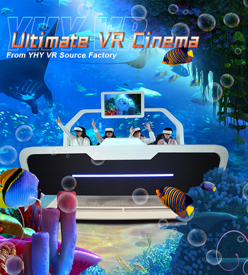 4 10インチのタッチ画面が付いているプレーヤーのImmersive 9D VRのシミュレーターの映画館