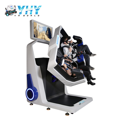 360 Rotating VR Theme Parks 2 Seats Virtual Reality Roller Coaster 9D Vr Simulator