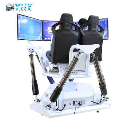 YHY VR 9Dレーシングカーシミュレータ 3 スクリーン F1 ドライブ アーケードゲーム レーシングシミュレータ コックピット 室内娯楽ゲームセンター