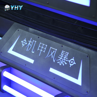 YHY VR メックウォーリアー 9D シネマ 2席 VR 映画シューティングゲーム インタラクティブボタン付き
