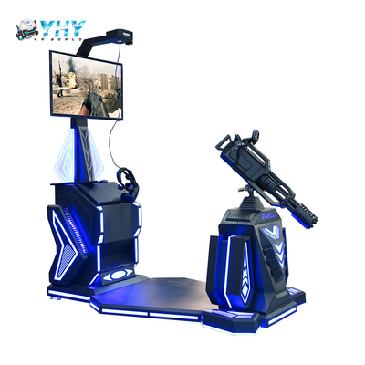 中国メーカー 9D シューティング VR ガトリング 屋内アーケードゲーム機 遊園地でのスタンディングシューティングゲーム