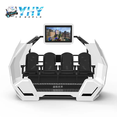 中国直接工場 4席 VR映画 バーチャルリアリティ 撮影シミュレーター 魅力的なカプセル 42インチディスプレイ ゲームマシン