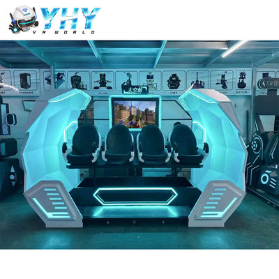 YHY VRシネマ 4席 9Dバーチャルリアリティ映画マシン ワンストッププロジェクトゲームパーク使用