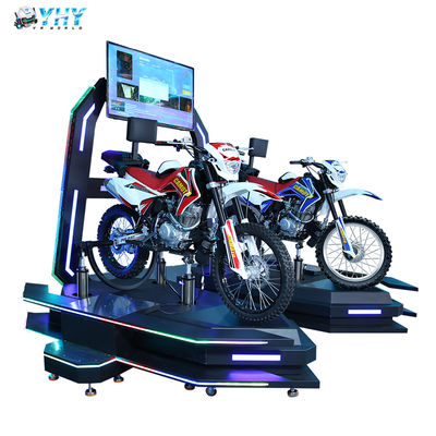 アミューズメントパーク テーマパーク 9d バーチャルリアリティ ダブルVR モーターサイクルシミュレーター