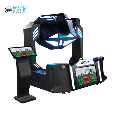 9D VR 360 720 シミュレーター 仮想現実ゲーム ローラーコースター アトラクション アーケードマシン 4点式安全ベルト付き