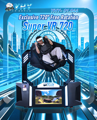32インチスクリーンVRジェットコースター 720度シミュレーター 室内ゲームパーク フライング体験マシン