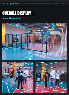 ビッグスペース 室内 VR 撮影シミュレーター フリーウォーキング&ローミング マルチプレイヤーアリーナ