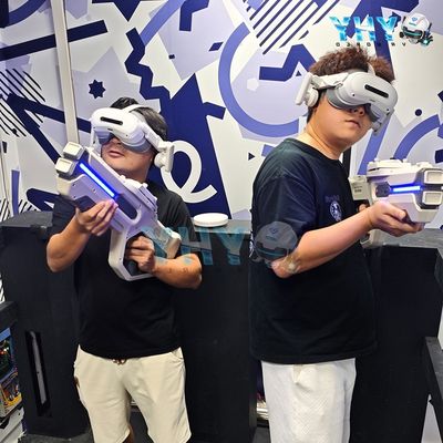YHY 新デザイン屋内 VR ゲームゾーン：カスタマイズされたマルチプレイヤー XR フリーローム、インタラクティブガンシューティングアリーナ