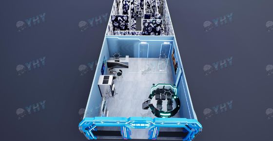 9DVRシミュレーター アリーナVRフリーローミングアーケードアリーナ 8人