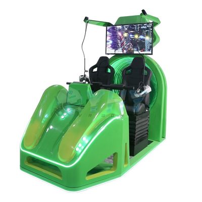 商用2人座バーチャルリアリティVRシミュレーター 屋内アドベンチャーパーク用映画椅子