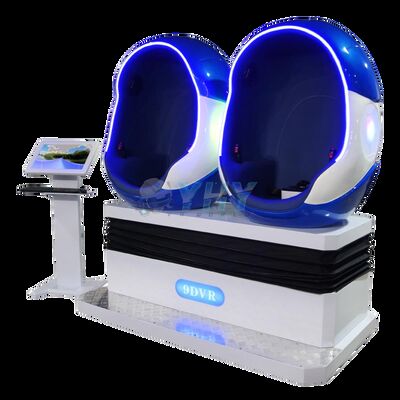 卸売9d Vrチェアシネマ2席バーチャルリアリティゲームVrテーマパーク乗り物9dシネマVrエッグシネマ