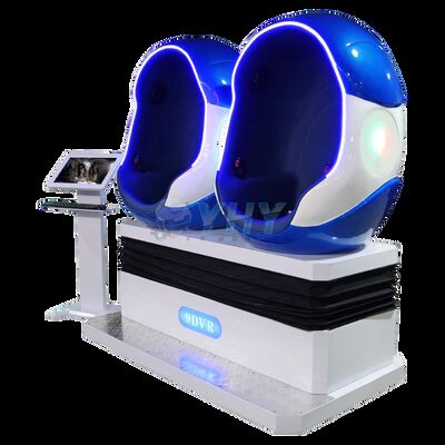 2人乗り屋内VRバーチャルリアリティエッグチェア 9D遊園地乗り物 子供向けシネマゲーム機