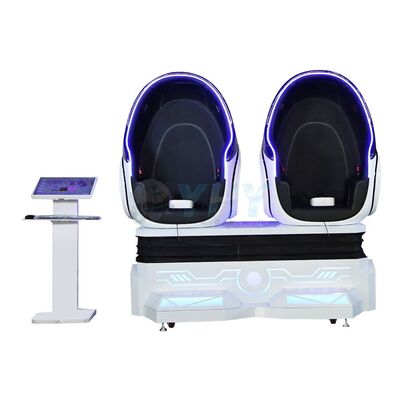 バーチャルリアリティ機器 バーチャルリアリティ 9D エッグチェア Vr ローラーコースター 2席 Vr Pod