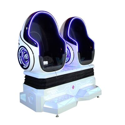 高品質のダブルプレイヤー ローラーコースターシミュレーター 9d 卵 9d VR 映画 お金稼ぐ