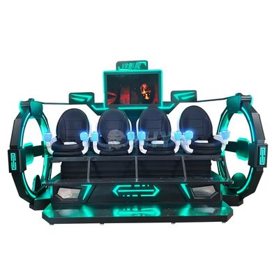 室内テーマパーク 4席 9D VR 映画シミュレーター 5D 7D 9D 映画 バーチャルリアリティ ゲームマシン