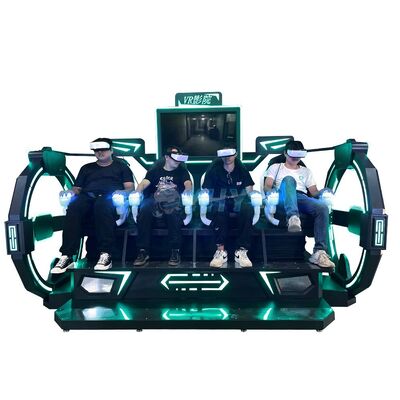 Factory 9D Motion VR Cinema Simulator Chair 4 Seats Commercial Indoor Outdoor Amusement Use