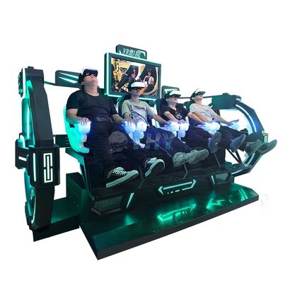 9D VRシミュレーター 4人乗り VRシネマ ローラーコースター 映画ゲーム シミュレーターゲーム機