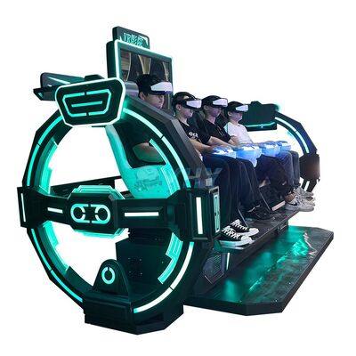 4人プレイ9D VRシミュレーター マルチプレイヤーバーチャルリアリティシネマ インタラクティブゲーム