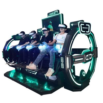 9D VRシミュレーター 4人乗り VRシネマ ローラーコースター 映画ゲーム シミュレーターゲーム機