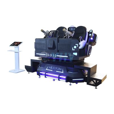 新しい 9D 仮想現実シミュレーター メカ・ウォリアー 2 シート ユニークな形状の映画館 VR ゲームマシン