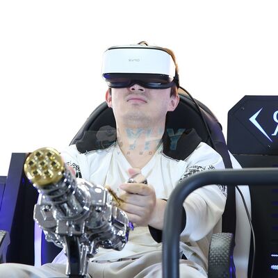2人乗り9D VRプラットフォーム体験ゲームシューティングシミュレーター販売