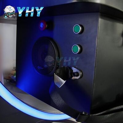 360度ローラーコースターVRシミュレーター3人乗り設備 9D VRゲーム機 21インチオールインワン画面 シミュレーションライド 遊園地