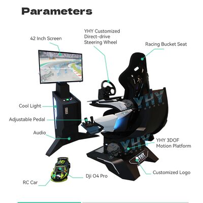 FPV ARレーシングシミュレーターは,カスタム・トラックとダイナミック・モーション・エクスペリエンスをサポートします.