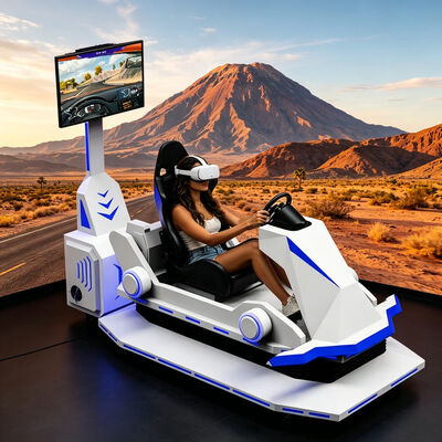 9D 仮想現実 レーシングカー 室内・屋外 娯楽機器 ファイバーグラス パーソナライゼーション VR 運転 ゲーミングマシン 車