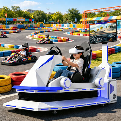 バーチャルリアリティゲーム レーシングカー 9D VR レーシングシミュレーター アーケード 運転シミュレーター バーチャルリアリティ機器 VR レーシングゲーム