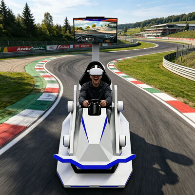 リアルフィール9DバーチャルリアリティVRレーシングアウトドアカースポーツシミュレーターモールゲームセンター