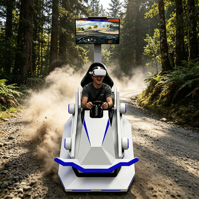 VR レーシング シミュレーター 3DOF プラットフォーム レーシングカー ドライビング シミュレーター スピード レーシング ゲーム アーケード マシン VR ゲーム機