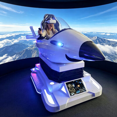 大型3Dダイナミックフライトシミュレータ 9d VRファイター 室内ホーム プラスチックPC 宇宙カプセル 航空機 ゲーム機器 ショッピングモール