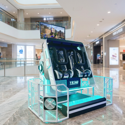 室内 9D VR アーケード映画シミュレーター 360 VR ゲームマシン 2人用 メタルホーム用 VR MR 機器